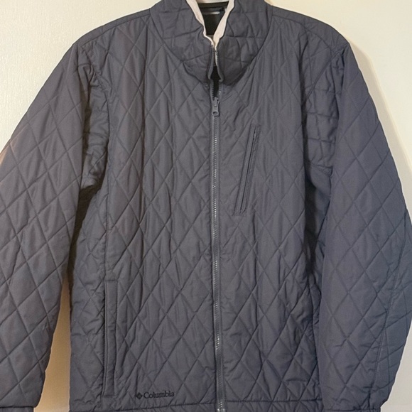 Columbia Jackets & Blazers - Columbia Women's Dark Blue- Gray Quilted Puffer Jacket